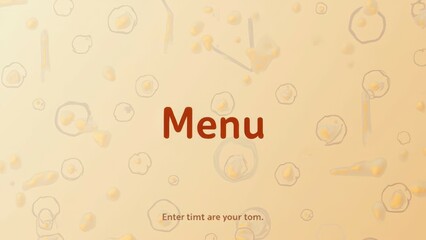 Colorful bubbles on light background with abstract design elements