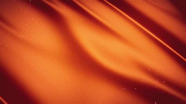 Orange animated cloth pattern background video