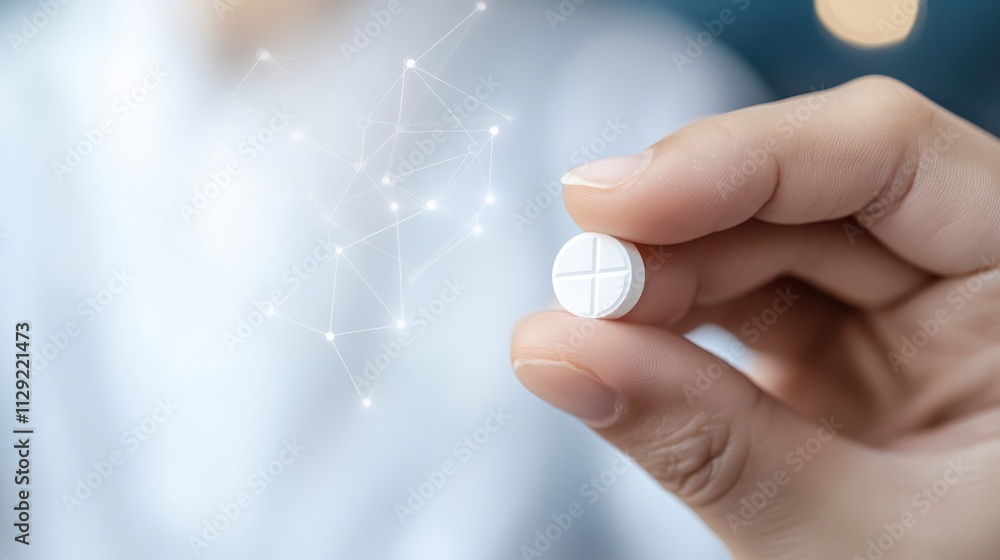 Aufkleber biomedical scientists utilizing digital technology for drug development research : artificial intell