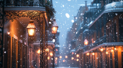 First Snow In New Orleans