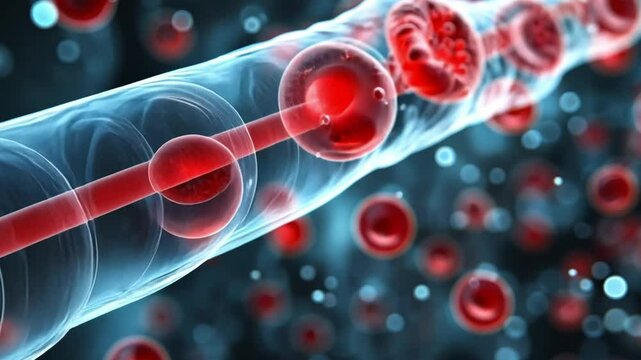 A diagram or medical illustration showing the location of a blood clot in the leg and its effects.