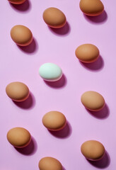 Eggs pattern vertical 