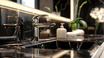 Elegant Contemporary Bathroom Design with Modern Fixtures