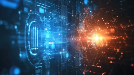 Technological abstract concept backgrounds