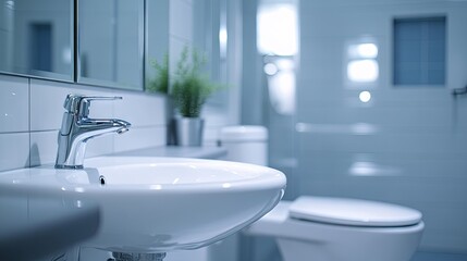 Modern and Spacious Bathroom Design
