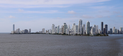 Obraz premium Panorama of Cartagena City in Colombia
