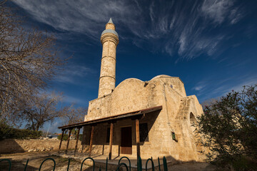 Paphos, Pafos, Hafenstadt, Zypern, Moschee in der Altstadt 