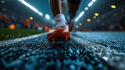 Athlete's Foot on the Starting Line