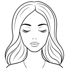 woman vector art free download 