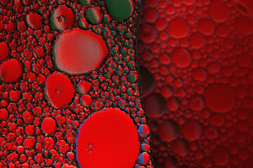 abstract red paint and water dynamic background