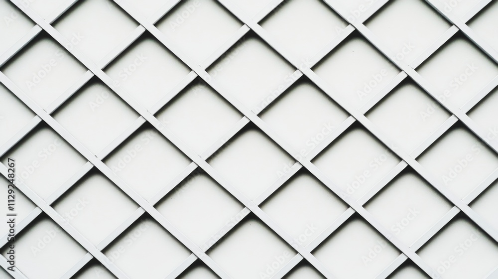 Poster geometric pattern of intersecting squares on a textured surface
