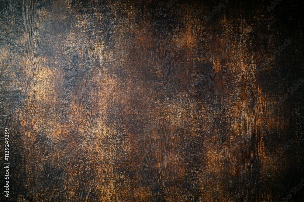 Poster dark brown textured background with subtle light and shadow variations.