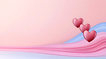 Valentine&rsquo;s Day Abstract Heart-Themed Design