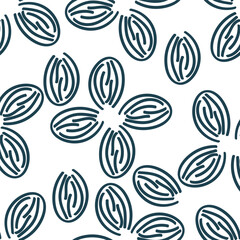 Small colorful flowers and brown flowers, hand drawn. Seamless on a light yellow background. Designed for fabric, fashion, textiles, wallpaper,