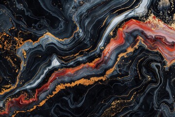 Obraz premium Luxurious marble texture background with intricate patterns, close-up