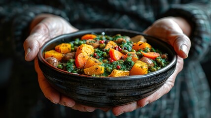 Restaurant healthy food delivery in take away boxes for daily nutrition