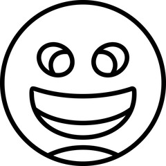 Grinning Squinting Face Icon