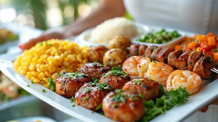 Restaurant healthy food delivery in take away boxes for daily nutrition