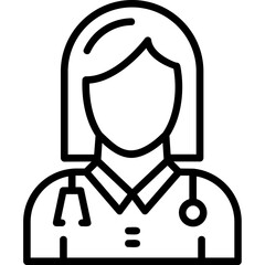 Female Doctor Icon