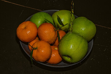 Oranges and apples