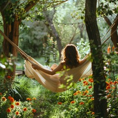 Hammock lifestyle: relaxation in nature
