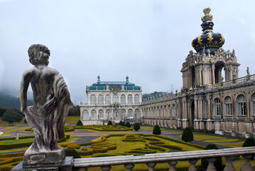 The Arita Porcelain Park in Arita, Saga Prefecture, Japan, features a replica of Dresden's famous...