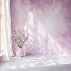 Lavender, Pink, White Room Photography Backdrop