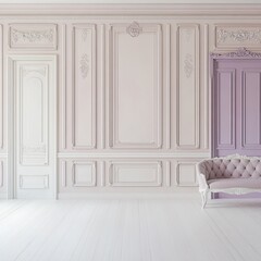 Lavender, Pink, White Room Photography Backdrop