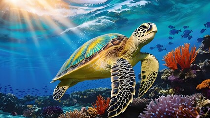 green sea turtle