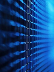 Metal Wire Fence Close Up