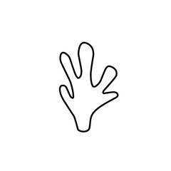 coral outline illustration