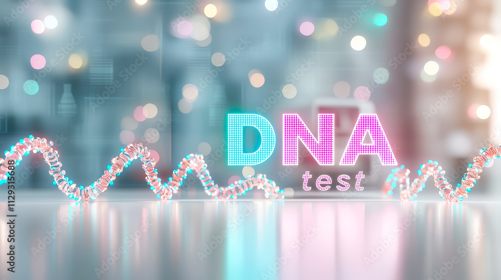 Aufkleber discovering lineage and health insights through a modern dna test experience at a laboratory