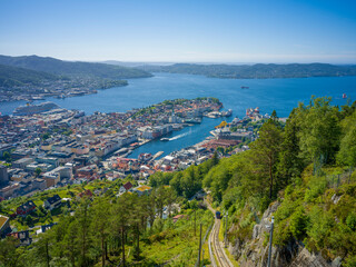 Fototapeta premium Bergen in Norwegen