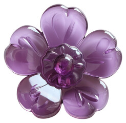 Fototapeta premium PNG Purple Button flower purple accessories.