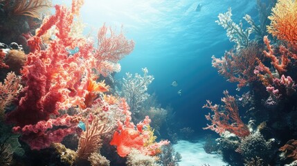 Naklejka premium Abstract coral backgrounds wallpapers