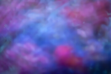 Colorful abstraction. Blurry colored texture. Blurred bouquet