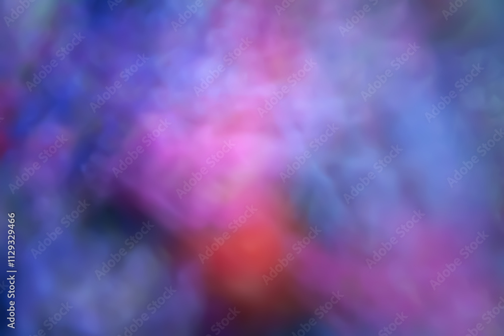 Poster colorful abstraction. blurred color texture. defocused bouquet