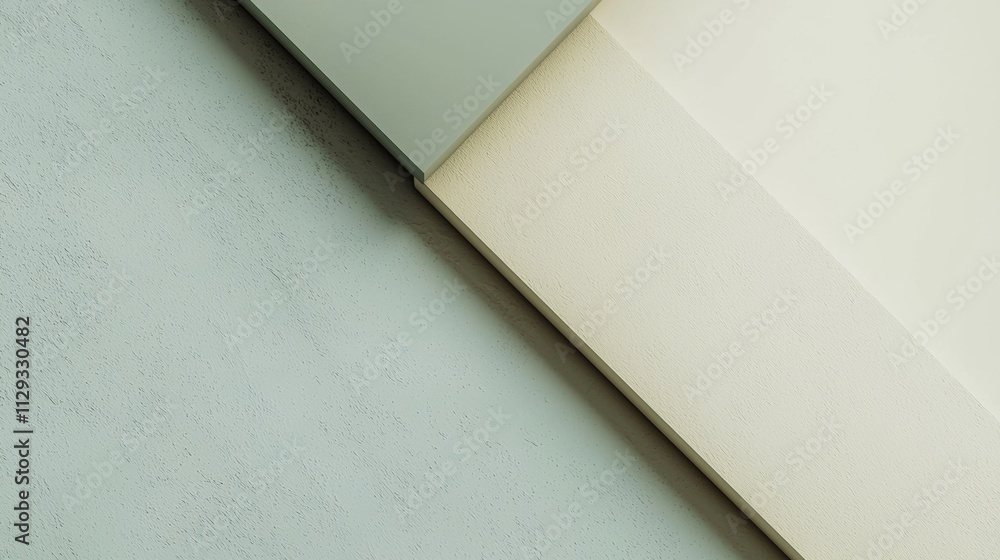 Poster clean lines and contrasting textures converge in abstract minimalist background, creating modern des
