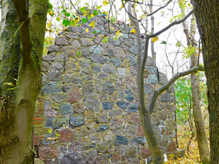 Geheimnisvolle Orte - Eine Ruine im Unterholz