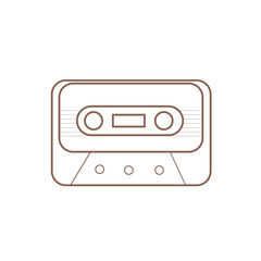 Obraz premium Whimsical Hand-Drawn music tapes