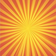 Obraz premium A radiant sunburst pattern in shades of orange and yellow, emanating warmth and energy, with a designed 