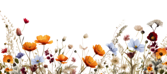 PNG Flower border flower backgrounds outdoors.