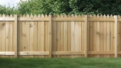 Fototapeta premium Wooden fence panel