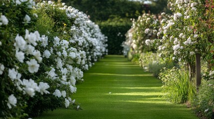 Obraz premium Bushy white bloom