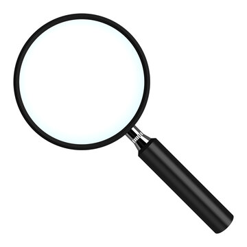 magnifying glass on transparent background. png image. 