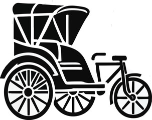 rickshaw vector