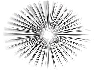 Serene sunburst radiating soft lines of light in abstract