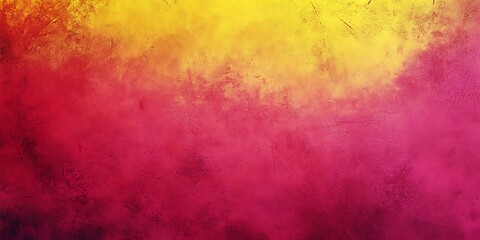 Abstract gradient background blending red, pink, and yellow with a textured noise effect, symbolizing vibrant 