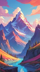 Natural-Themed Flat Vector Images 