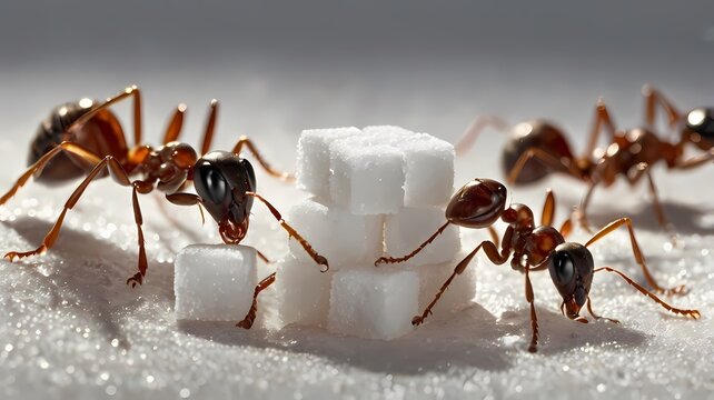 Sugar, honey, nectar, dessert, delicious food, background, ants, bees, lemon, lemon soda, honey lemon, honeycomb, lump sugar, ants on sugar Type 13